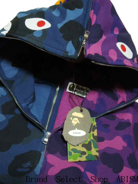 楽天市場】A BATHING APE(エイプ)COLOR CAMO HALF & HALF SHARK FULL 