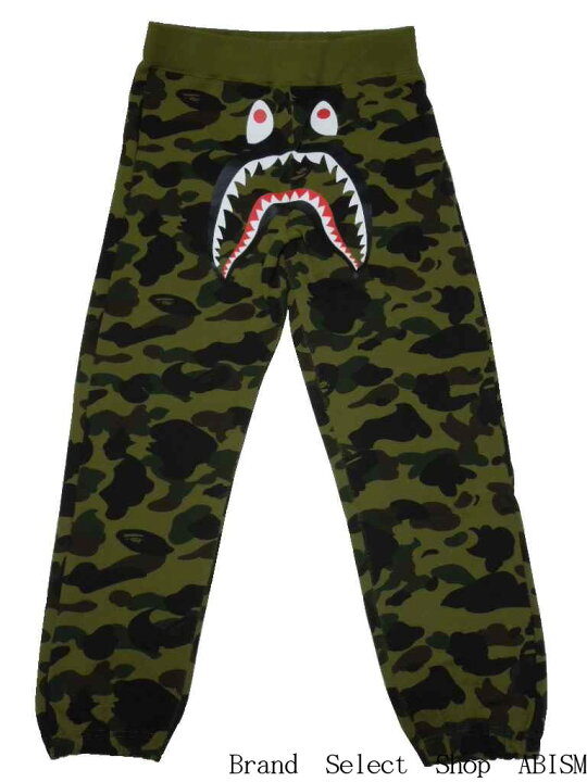 楽天市場】A BATHING APE(エイプ)1ST CAMO SHARK SWEAT PANTS  