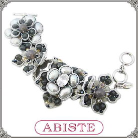 ★最大2,000円OFFクーポン配布中★ABISTE パールフラワーブレスレット/4200527 女性 人気 上品 大人 おしゃれ アクセサリー ギフト プレゼント ブランド アビステ