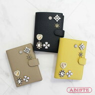 【マラソン限定☆最大2,000円OFF☆】ABISTE 【オリジナルビジューコレクション】ウォレット機能一体型パ…