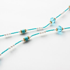 対象商品最大2,000円OFFクーポン配布中★ ABISTE 3Way ベネチアンガラス マスクコード/グラスコード/ネックレス/7021004- ブランド アビステ travel 涼感アクセ