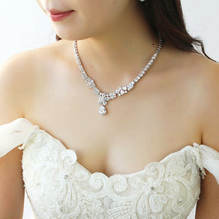 楽天市場】ABISTE キュービックジルコニアショートネックレス 