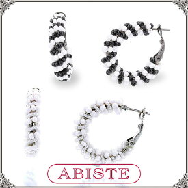 ★楽天1位★4冠達成！ABISTE 【ウンゲル】 ビーズフープピアス/3150254- 女性 人気 上品 アクセサリー ギフト ブランド アビステ 母の日