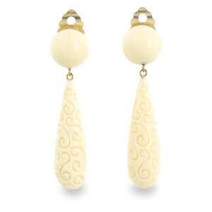 ABISTE 【IVORINA】 象牙風デザインロングイヤリング/3160142- ギフト ブランド アビステ イヤーアクセサリー