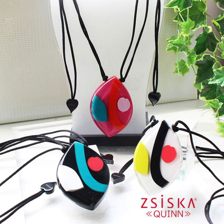 楽天市場】ABISTE ZSiSKA ≪QUINN≫レジンフリーレングスネックレス 