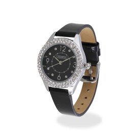 ABISTE ラウンドフェイスベルト腕時計/9020002 ブラック 女性 人気 腕時計 ギフト 一年動作保証付き ブランド モノトーン 大人 シック 一年動作保証付き アビステ 母の日