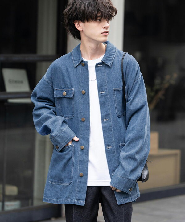 楽天市場】【SALE⇒50%OFF】カバーオール デニム ワークジャケット  