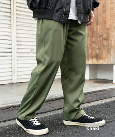 【SALE⇒33%OFF】イージーパンツ スケーターパンツ メンズ テーパード ワイド ワーク 無地 シンプル ストリート きれいめ 大人カジュアル ルーズ リラックス ゆったり ウエストゴム シェフ コック ビストロ 11448