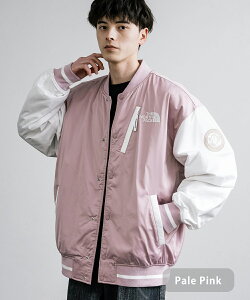 THE NORTH FACE m[XtFCX ؍ WHITE LABEL zCg[x PLAYER VARSITY JACKET X^W Y fB[X u] AE^[ X^WAWPbg  ecoloft GRtg I[o[TCY 