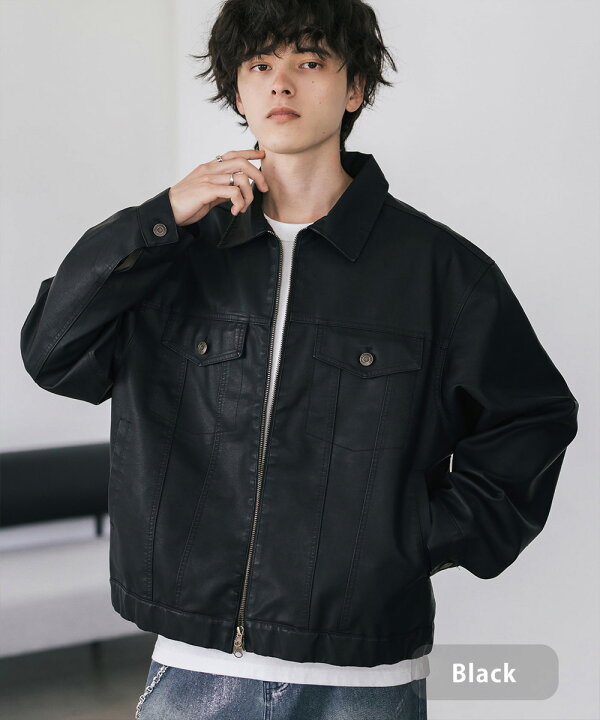 楽天市場】【SALE⇒50%OFF】Gジャン 3rd PUレザー メンズ レディース 