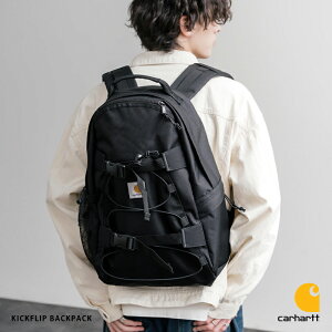 Carhartt �J�[�n�[�g KICKFLIP BACKPACK �o�b�N�p�b�N �����b�N �����Y ���f�B�[�X �f�C�p�b�N �f�C�o�b�O �� A4 �^�u���b�g ��e�� ���� 24.8L ���S �����|�C���g �V���v�� �A���J�W �X�g���[�g �J�W��