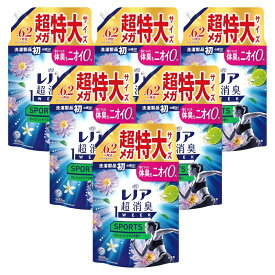 レノア 超消臭 1WEEK SPORTS フレッシュシトラスの香り 大容量 特大 メガジャンボ 詰替え 1900mL 6個セット 4個セット 2個セット つめかえ 柔軟剤 消臭 除菌 抗菌 部屋干し カビ臭 雑菌臭 夜干し ニオイ 防臭 香り続く タオル 体操服