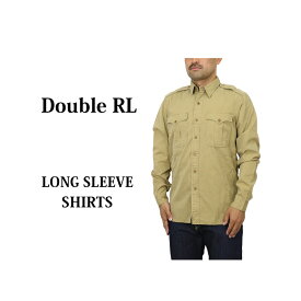 RRL ダブルアールエル ラルフローレン 長袖 ビンテージ サファリシャツ RRL Ralph Lauren Men's L/S Cotton Safari Shirts US