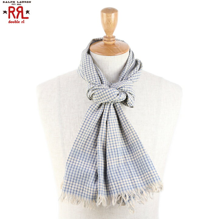 楽天市場】RRL (double RL) Cotton Scarf ダブルアールエル スカーフ 