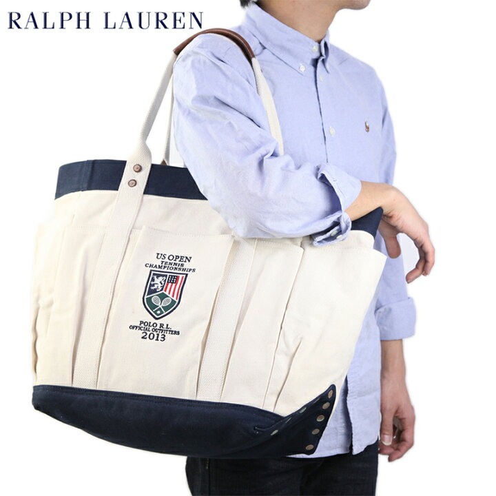 楽天市場 Polo Ralph Lauren Us Open Canvas Vintage Tote Us ポロ ラルフローレン メンズ キャンバス トートバッグ Donuts ドーナッツ