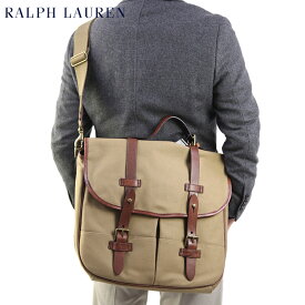 POLO Ralph Lauren Twill & Leather Game Bag US ポロ ラルフローレン ショルダーバッグ ブリーフケース
