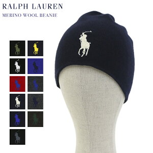 Polo by Ralph Lauren Big Pony Merino Wool Beanie US �|�� �����t���[���� �j�b�g�L���b�v �j�b�g�X �r�b�O�|�j�[ �����m�E�[�� (UPS)