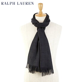 POLO Ralph Lauren Virgin Wool Scarf (CHARCOAL)ラルフローレン スカーフ マフラー