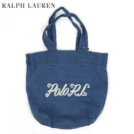 POLO Ralph Lauren Cotton&Linen Tote Bag (PROV BLUE) US ポロ ラルフローレン トート バッグ ロゴ刺繍