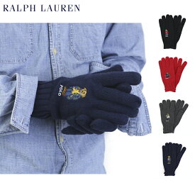POLO Ralph Lauren "POLO BEAR" Knit Glove　US ポロ ラルフローレン ポロベアー刺繍のニット手袋