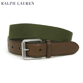 ポロ ラルフローレン メンズ リボン レザーベルト POLO Ralph Lauren Leather Belt US