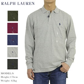 ポロ ラルフローレン コットン 鹿の子 クラシック 長袖ポロシャツ ワンポイント POLO Ralph Lauren Men's Cotton Mesh l/s Polo Shirt US