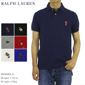 ポロ ラルフローレン カスタム フィット ポロベアー刺繍 半袖 カノコ ポロシャツ 無地 ワンポイント POLO Ralph Lauren Men's "CUSTOM FIT" Mesh POLO BEAR Polo 売れ筋 (UPS)