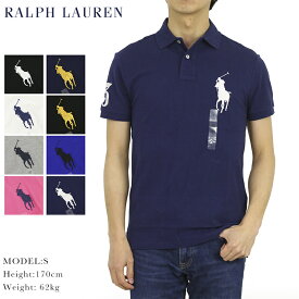 ポロ ラルフローレン メンズ カスタム スリム フィット ビッグポニー 刺繍 半袖 カノコ ポロシャツ 無地 POLO Ralph Lauren Men's "CUSTOM SLIM FIT" Mesh Polo 売れ筋 (ups)