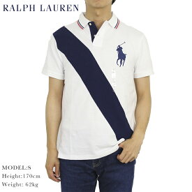 ポロ ラルフローレン カスタムスリムフィット 鹿の子 ポロシャツ ビッグポニー刺繍 POLO Ralph Lauren Men's CUSTOM SLIM FIT Polo Shirt US