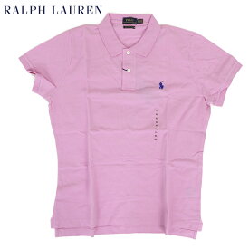 Ralph Lauren Lady's "THE SKINNY POLO" Solid Color Mesh Polo Shirts USラルフローレン レディース 無地ポロシャツ