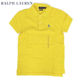 (WOMEN) Polo by Ralph Lauren "CLASSIC FIT" Solid Color Mesh Polo Shirt USポロ ラルフローレン レディース 無地ポロシャツ 鹿の子　ワンポイント