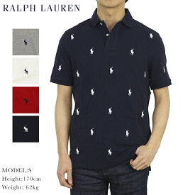 ポロ ラルフローレン クラシックフィット 鹿の子 ポロシャツ マルチポニー刺繍 POLO Ralph Lauren Men's CLASSIC FIT Polo Shirt US (UPS)