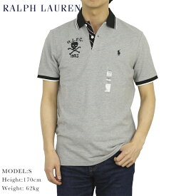 ポロ ラルフローレン クラシックフィット スカル刺繍 半袖 カノコ ポロシャツ POLO Ralph Lauren Men's "CLASSIC FIT" Mesh Polo US