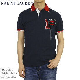 ポロ ラルフローレン カスタムスリムフィット 鹿の子 ワッペン ポロシャツ ラガーシャツ POLO Ralph Lauren Men's CUSTOM SLIM FIT Polo Shirt US (UPS)