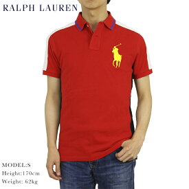 ポロ ラルフローレン カスタムスリムフィット 鹿の子 ポロシャツ マルチカラー ビッグポニー刺繍 POLO Ralph Lauren Men's CUSTOM SLIM FIT Polo Shirt US