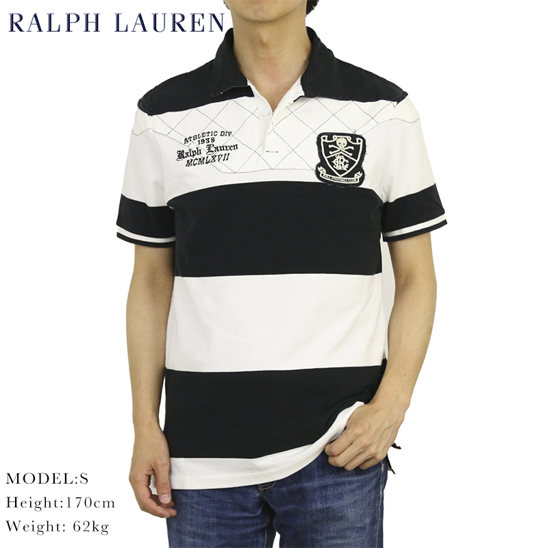 スカル刺繍の鹿の子ラガーシャツ ポロ ラルフローレン 高価値 クラシックフィット 鹿の子 ポロシャツ ラガーシャツ POLO Ralph ついに入荷 Lauren CLASSIC US Polo Shirt FIT Men's