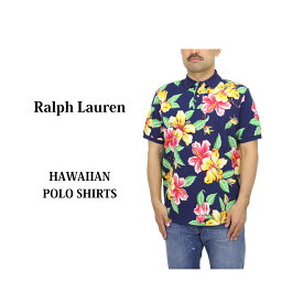 ポロ ラルフローレン クラシックフィット 鹿の子 ポロシャツ アロハ柄 ハイビスカス POLO Ralph Lauren Men's CLASSIC FIT Aloha Polo Shirt US
