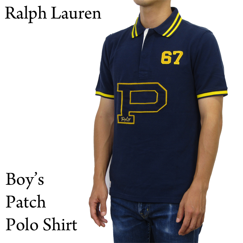 楽天市場】Ralph Lauren Boy's Patch Mesh POLO Shirts USボーイズ