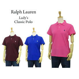 ポロ ラルフローレン レディース クラシック 無地ポロシャツ POLO Ralph Lauren Women's "CLASSIC FIT" Solid Color Mesh Polo Shirts US
