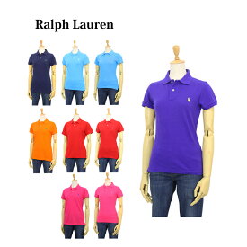 ポロ ラルフローレン レディース スキニーフィット 無地 鹿の子 ポロシャツ ワンポイント POLO Ralph Lauren Women's "THE SKINNY POLO" Solid Color Mesh Polo Shirts US