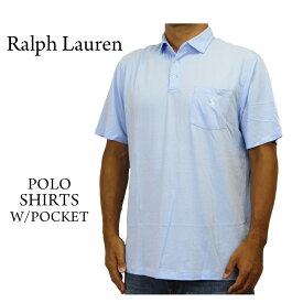 ポロ ラルフローレン クラシックフィット コットン ポケット付き 台襟 ポロシャツ POLO Ralph Lauren Men's CLASSIC FIT Polo Shirt US