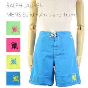 Ralph Lauren Men's CROSSED MALLETS Palm Island Trunk US �|�� �����t���[���� ���n �X�C���V���[�c �i�����j