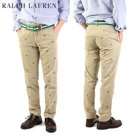 Polo by Ralph Lauren Men's "SLIM FIT" Embroidered Chino Pants ラルフローレン スリムフィット チノパンツ 刺繍 売れ筋