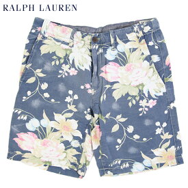 Ralph Lauren Men's "STRAIGHT FIT" Linen Aloha Short US ポロ ラルフローレン リネンアロハ ショーツ ショートパンツ　半ズボン
