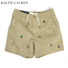 ポロ ラルフローレン メンズ ストレッチ クラシックフィット イージーショーツ ハワイアン刺繍 POLO Ralph Lauren Men's "STRETCH CLASSIC FIT" Easy Shorts
