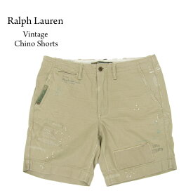 ポロ ラルフローレン ストレートフィット ダメージ加工チノ ショーツ ショートパンツ　半ズボン Ralph Lauren Men's "STRAIGHT FIT" CHINO Short