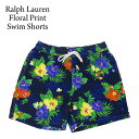 ポロ ラルフローレン メンズ 花柄プリント スイムショーツ （水着）POLO Ralph Lauren Men's Floral Print Swim Shorts US