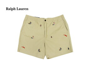 ポロ ラルフローレン クラシックフィット マルチ刺繍 ストレッチコットン イージーショーツ POLO Ralph Lauren Men's STRETCH CLASSIC FIT Cotton Easy Shorts