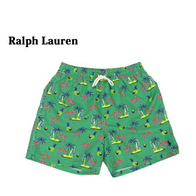 ポロ ラルフローレン メンズ フラミンゴプリント スイムショーツ （水着）POLO Ralph Lauren Men's Flamingo Print Swim Shorts US