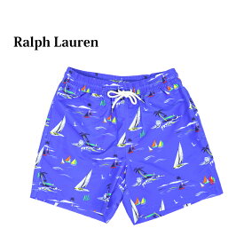 ポロ ラルフローレン メンズ ボートプリント スイムショーツ （水着）POLO Ralph Lauren Men's Boat Print Swim Shorts US